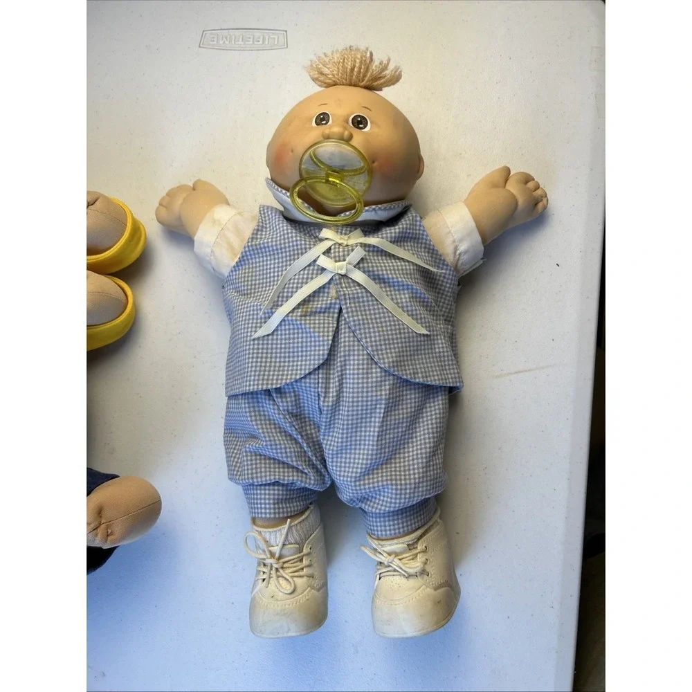 Cabbage Patch Kids Bald Baby Boys Xavier Roberts Vintage 80s Lot Of 3